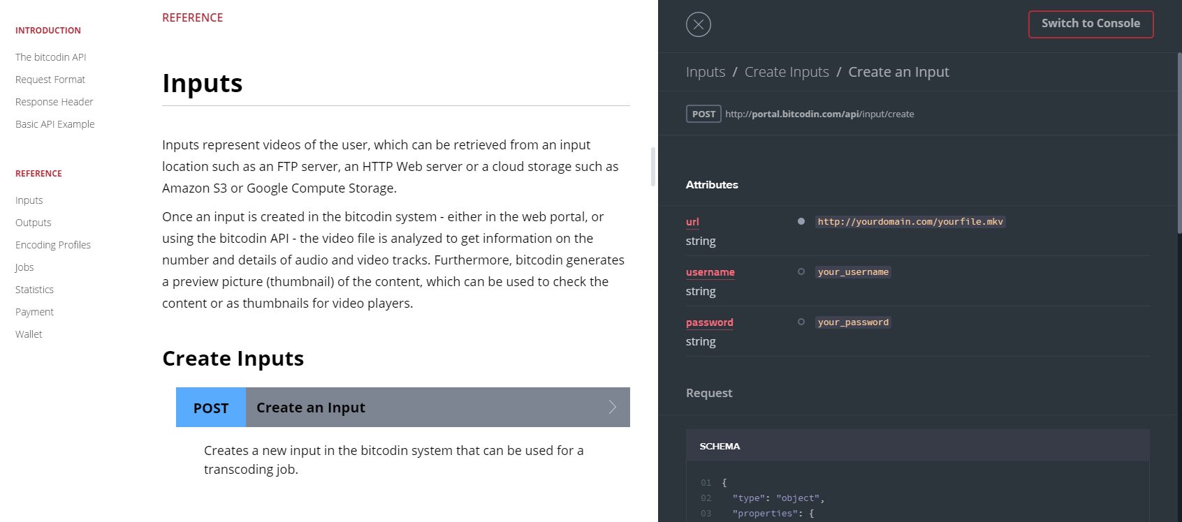 video api encoding api