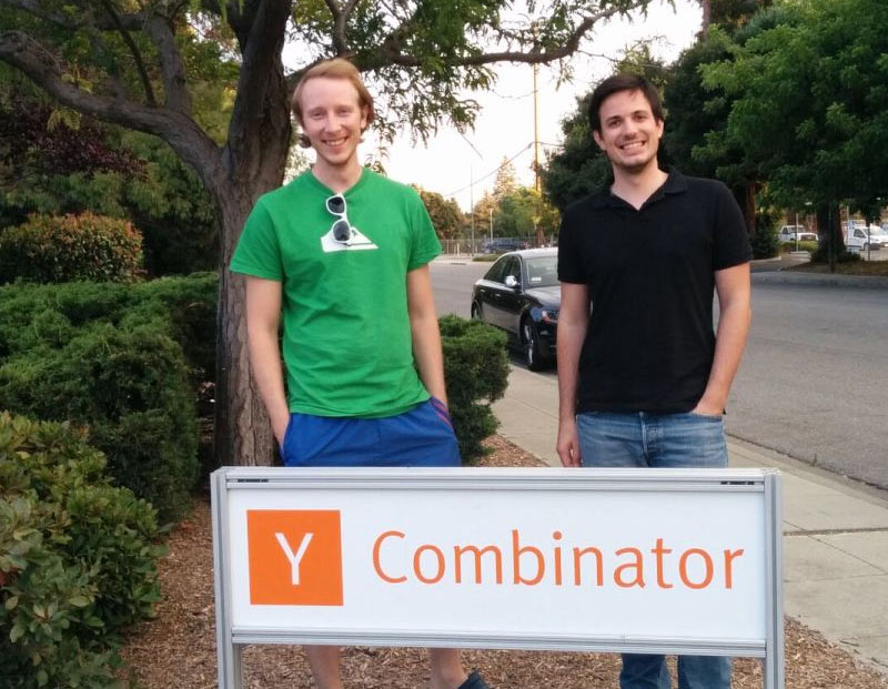 Stefan and Chris at Y Combinator