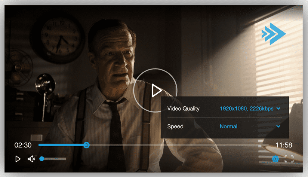 Bitmovin HTML5 Video Player in Action_Screenshot