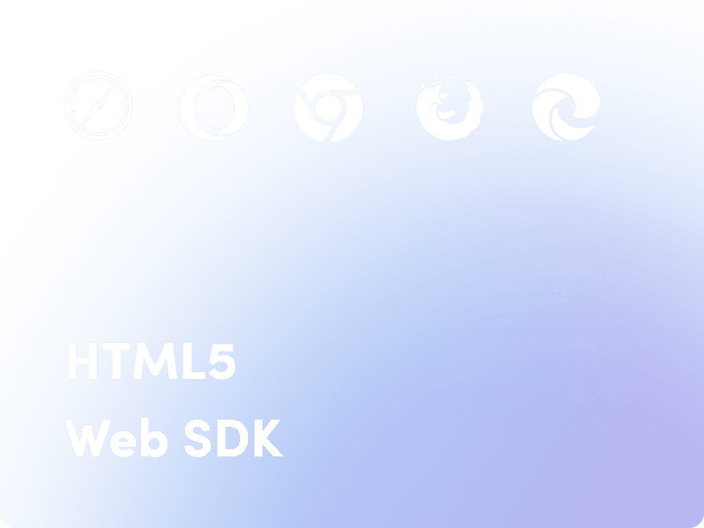 HTML5 Web SDK