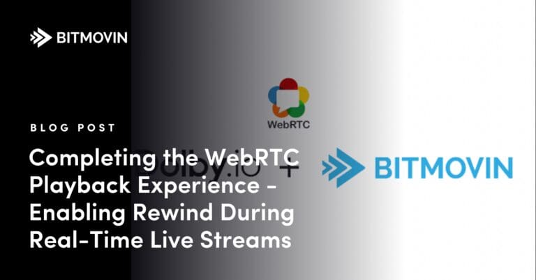 WebRTC Playback Experience - Enable Rewind On Live Streams