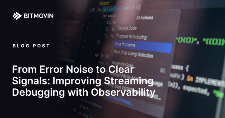 Streaming Playback Error Debugging with Observability